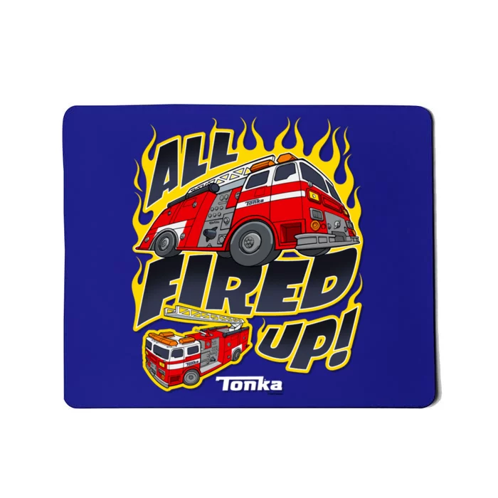 Tonka Rescue All Fired Up! Fire Truck Flames Logo Gift Mousepad