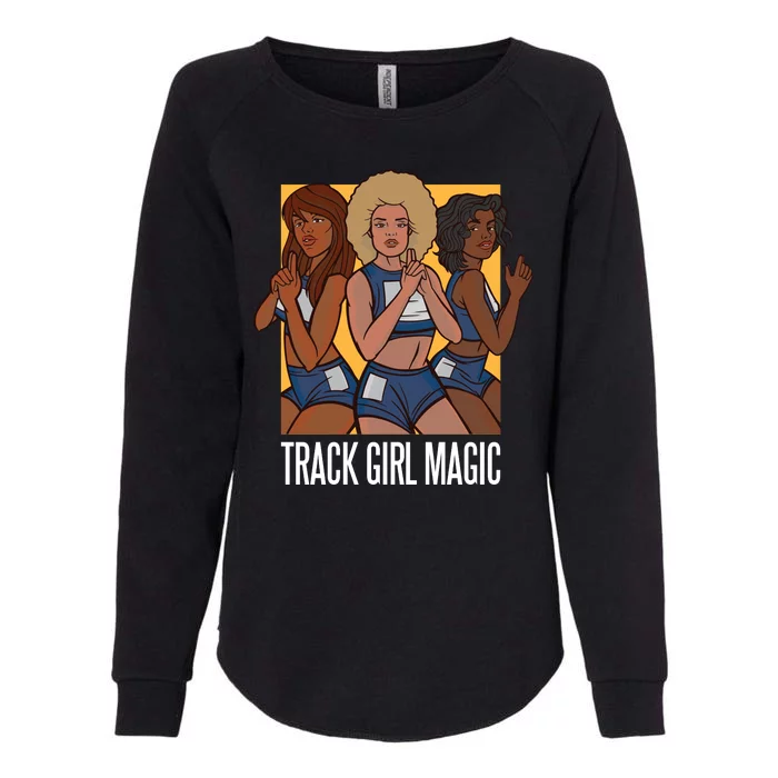 Track Girl Magic Womens California Wash Sweatshirt