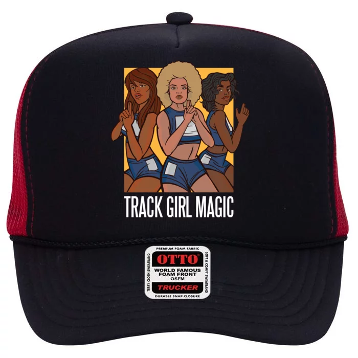 Track Girl Magic High Crown Mesh Trucker Hat