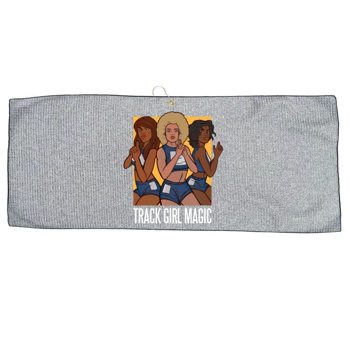 Track Girl Magic Large Microfiber Waffle Golf Towel