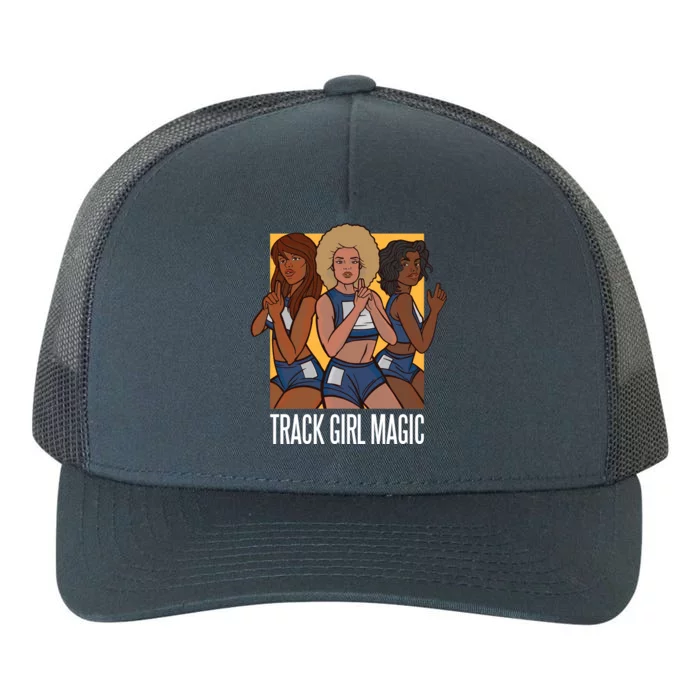 Track Girl Magic Yupoong Adult 5-Panel Trucker Hat