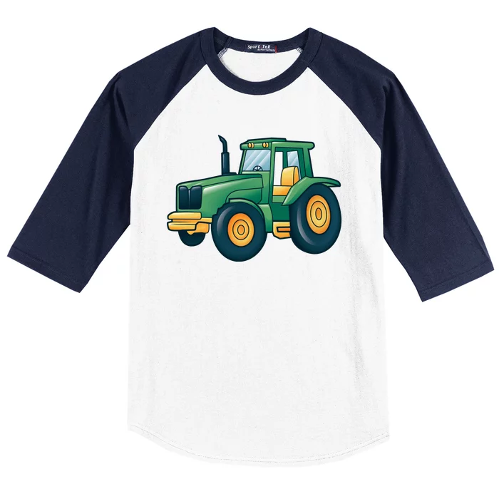 Tractor Baseball Sleeve Shirt