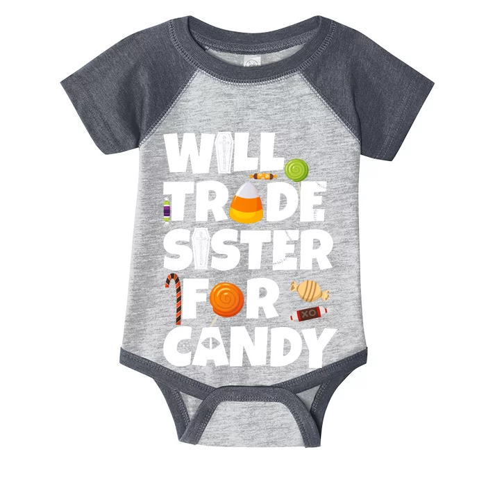 Trade My Sister For Candy Infant Baby Jersey Bodysuit