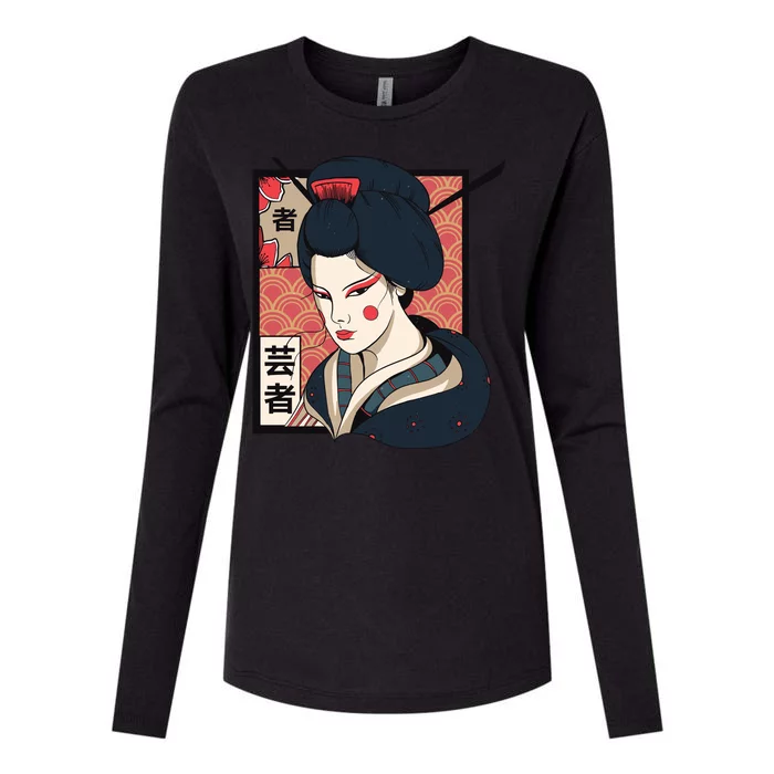 Traditional Geisha Womens Cotton Relaxed Long Sleeve T-Shirt