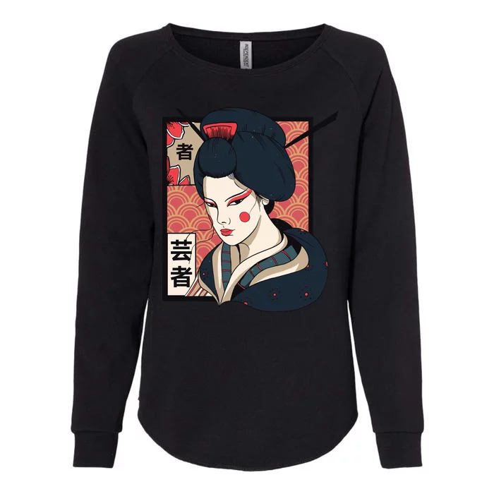 Traditional Geisha Womens California Wash Sweatshirt