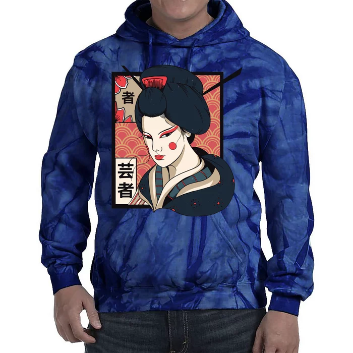 Traditional Geisha Tie Dye Hoodie