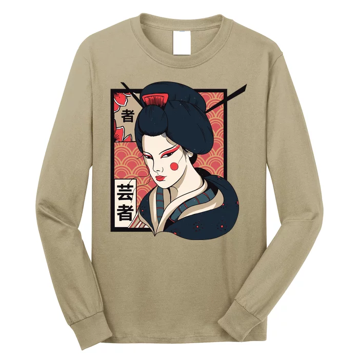 Traditional Geisha Long Sleeve Shirt