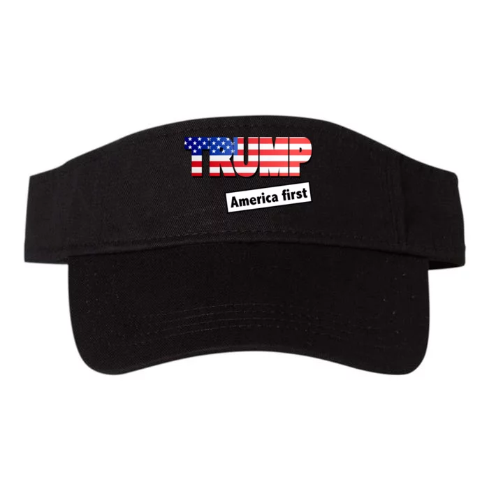 America First Donald Trump Valucap Bio-Washed Visor