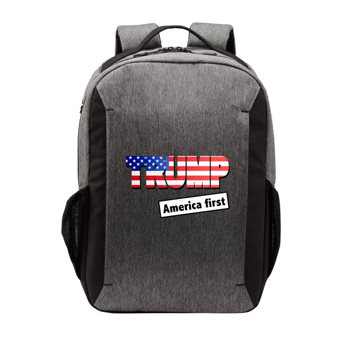 America First Donald Trump Vector Backpack