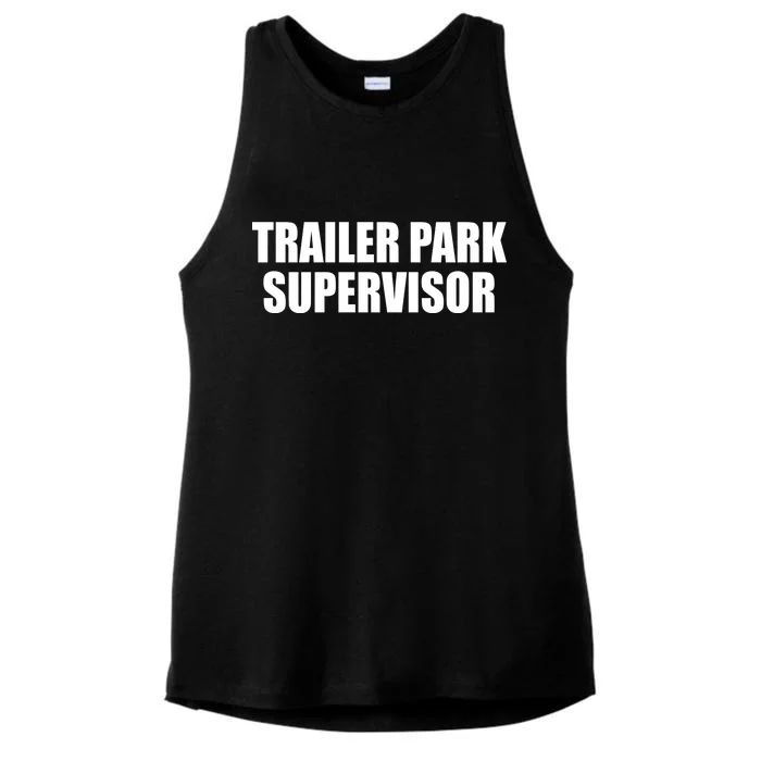 Trailer Park Supervisor Ladies Tri-Blend Wicking Tank