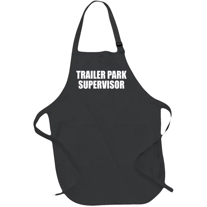 Trailer Park Supervisor Full-Length Apron With Pocket