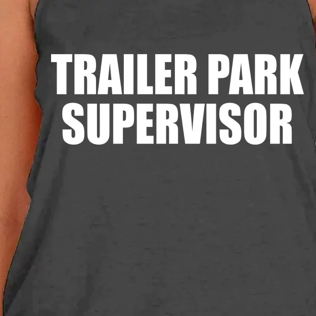 Trailer Park Supervisor Women's Knotted Racerback Tank