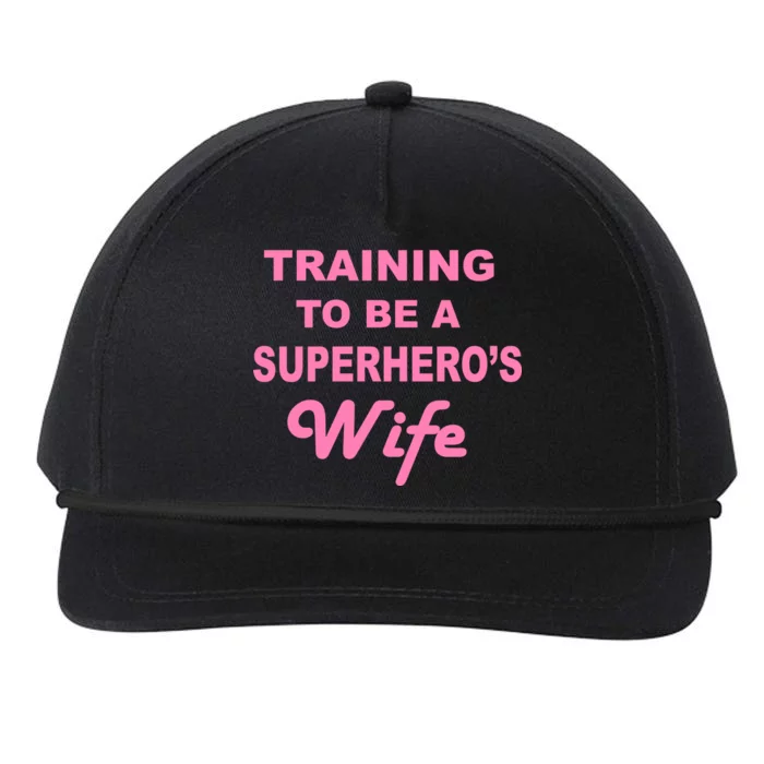 Training To Be A Superhero's Wife Snapback Five-Panel Rope Hat