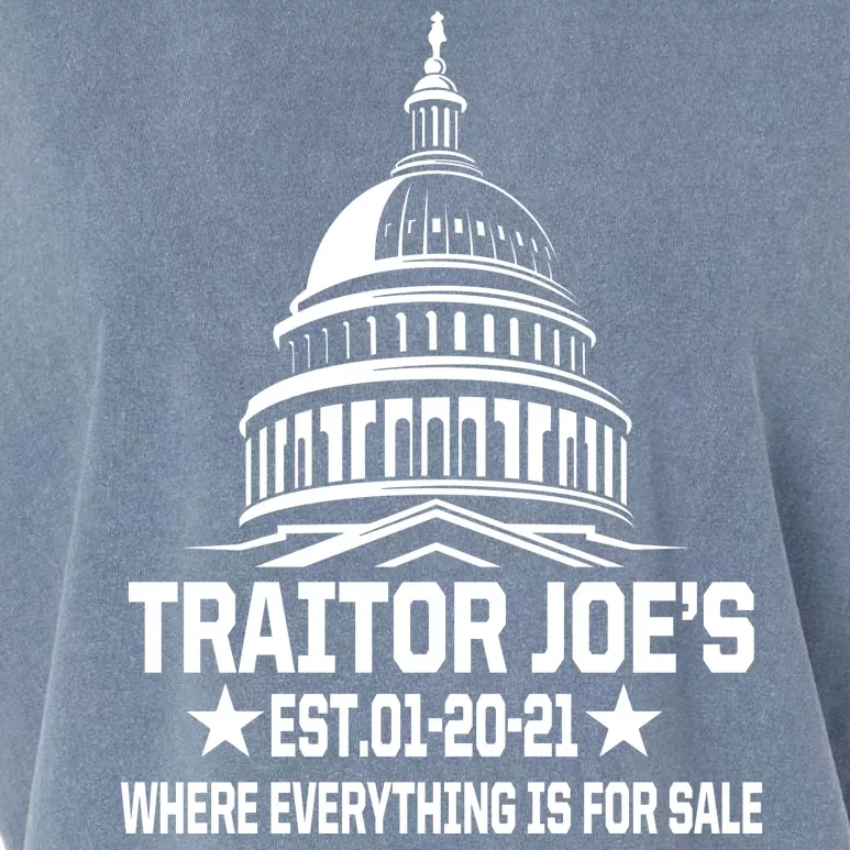 Traitor Joe's Est.01-20-21 Everything Is For Sale Garment-Dyed Women's Muscle Tee