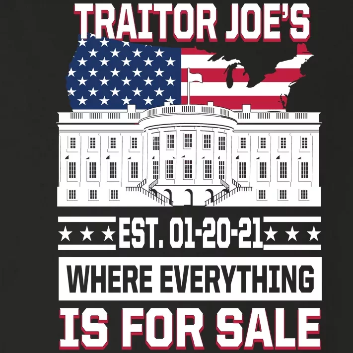 Traitor Joe's Where Everything Is For Sale Toddler Long Sleeve Shirt