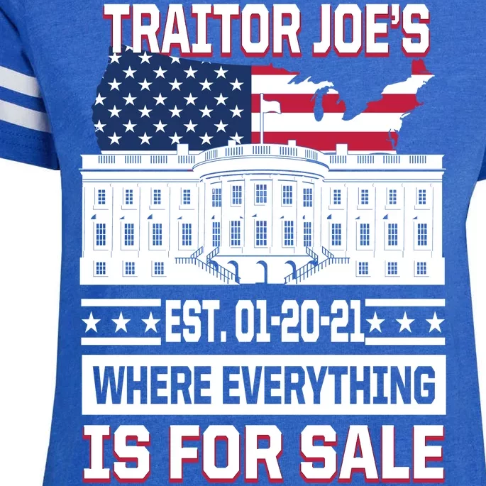 Traitor Joe's Where Everything Is For Sale Enza Ladies Jersey Football T-Shirt