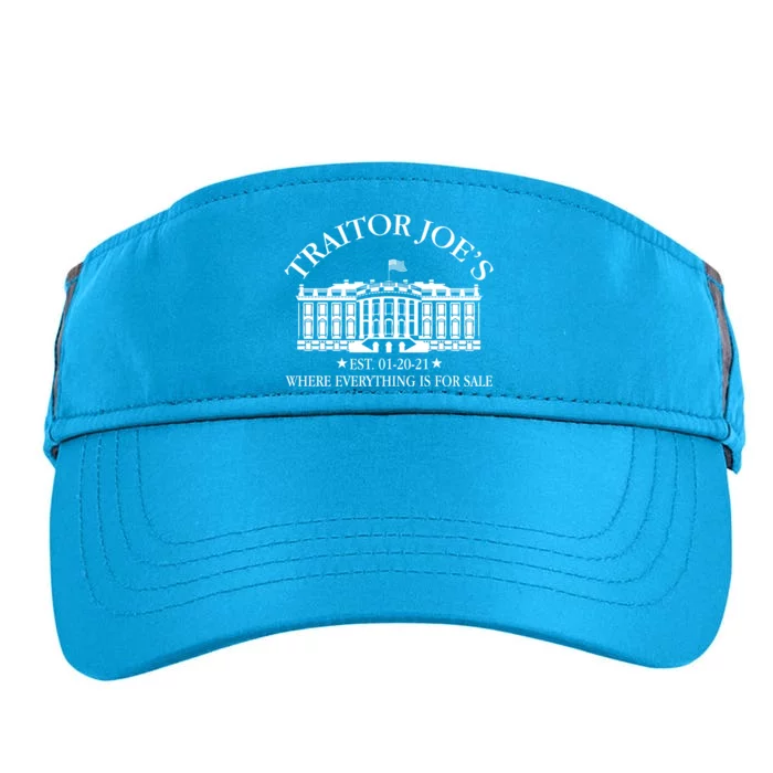 Traitor Joe's Where Everything Is For Sale Est 01-20-21 Adult Drive Performance Visor