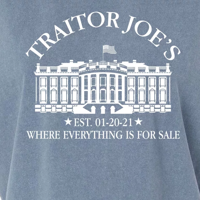 Traitor Joe's Where Everything Is For Sale Est 01-20-21 Garment-Dyed Women's Muscle Tee