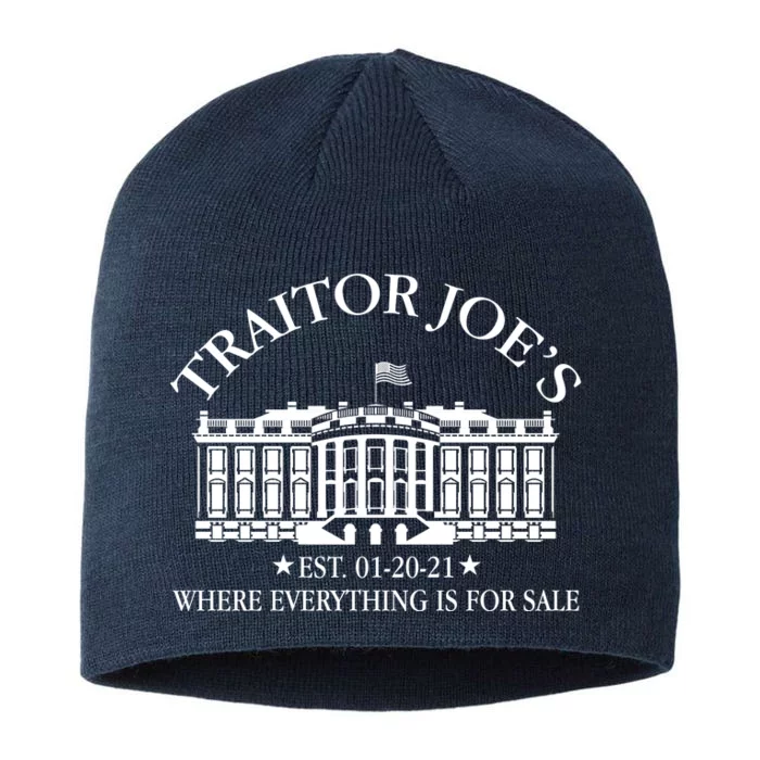 Traitor Joe's Where Everything Is For Sale Est 01-20-21 8 1/2in Sustainable Knit Beanie