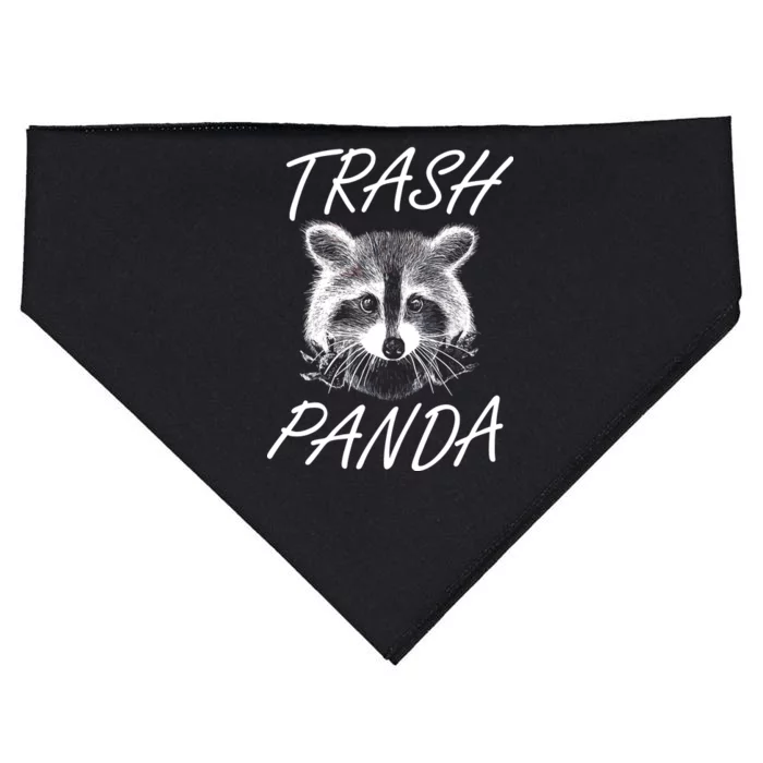 Trash Panda Funny Raccoon USA-Made Doggie Bandana