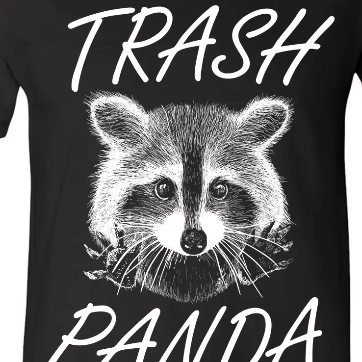 Trash Panda Funny Raccoon V-Neck T-Shirt