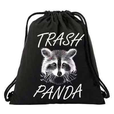 Trash Panda Drawstring Bags