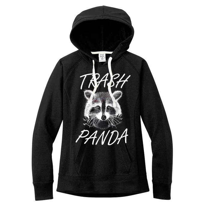 Trash Panda Funny Raccoon Women's Fleece Hoodie