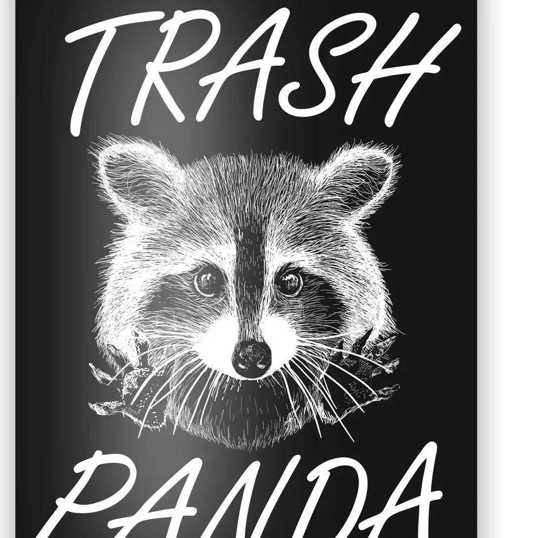 Trash Panda Funny Raccoon Poster