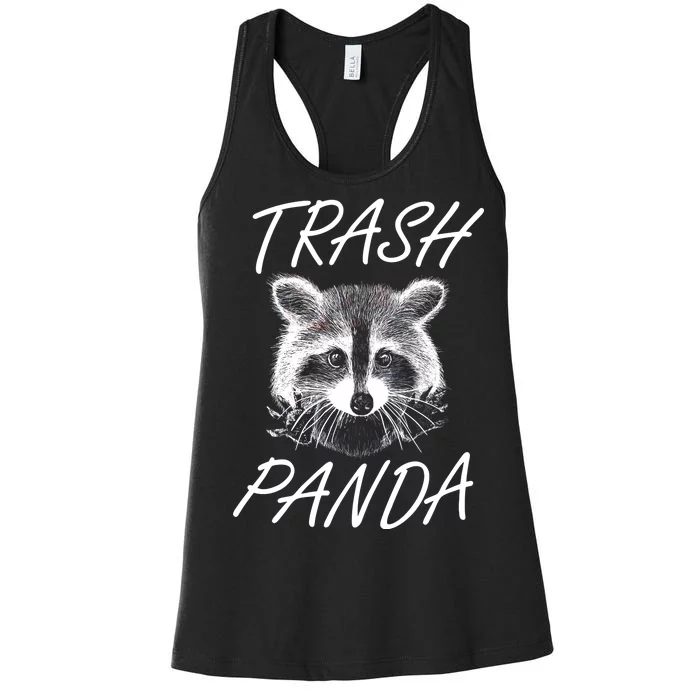 Trash Panda Funny Raccoon Women's Racerback Tank