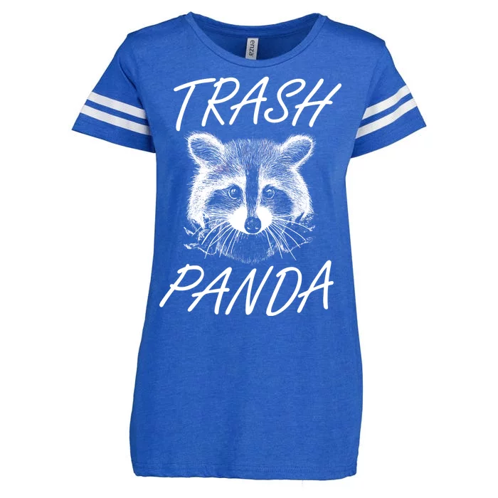 Trash Panda Funny Raccoon Enza Ladies Jersey Football T-Shirt