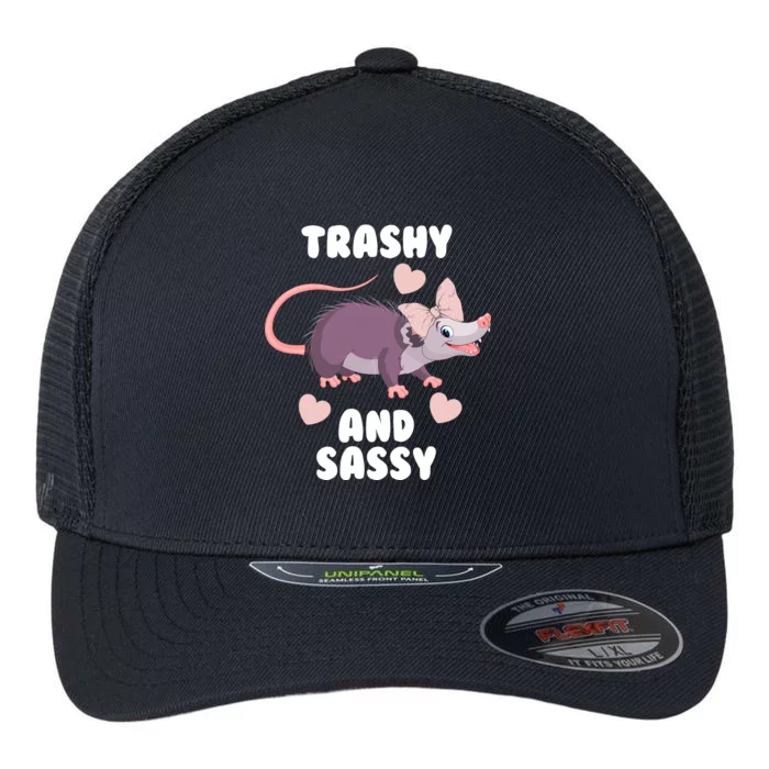 Trashy And Sassy Flexfit Unipanel Trucker Cap