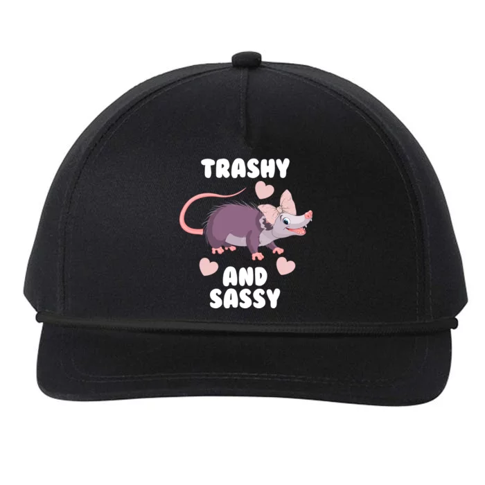 Trashy And Sassy Snapback Five-Panel Rope Hat