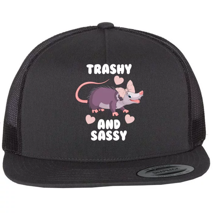 Trashy And Sassy Flat Bill Trucker Hat