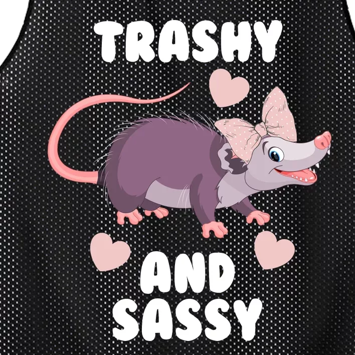 Trashy And Sassy Mesh Reversible Basketball Jersey Tank