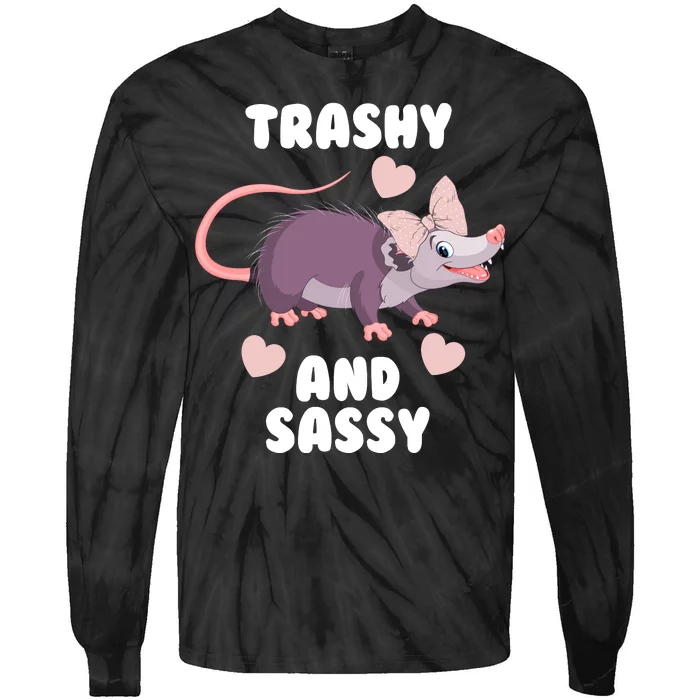 Trashy And Sassy Tie-Dye Long Sleeve Shirt