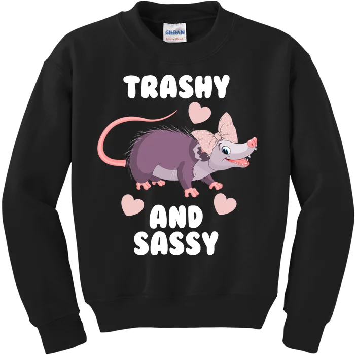 Trashy And Sassy Kids Sweatshirt