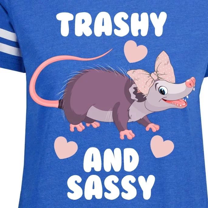 Trashy And Sassy Enza Ladies Jersey Football T-Shirt