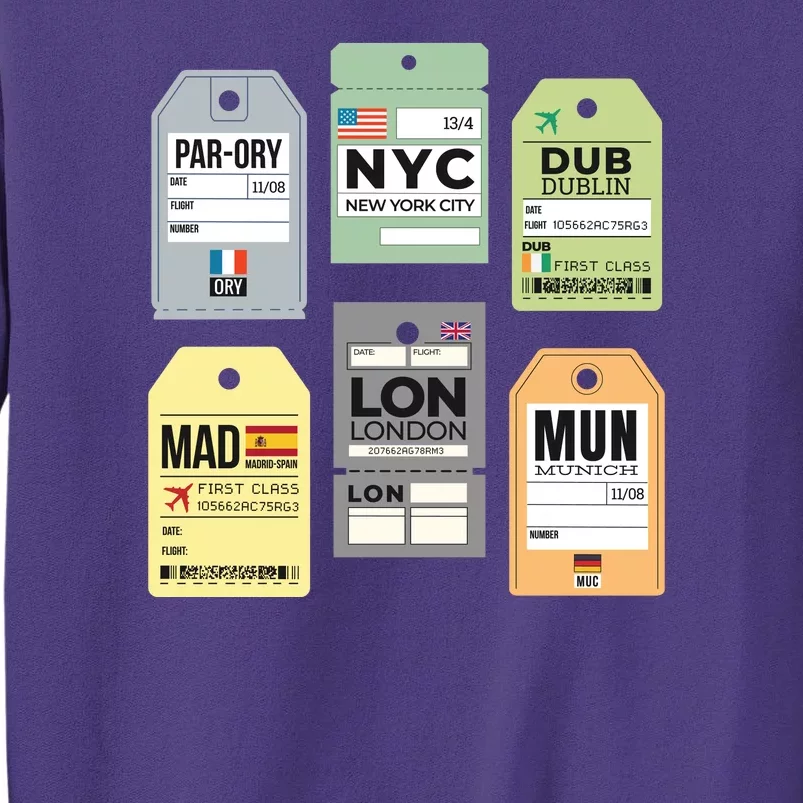 Travel Luggage Tags Sweatshirt