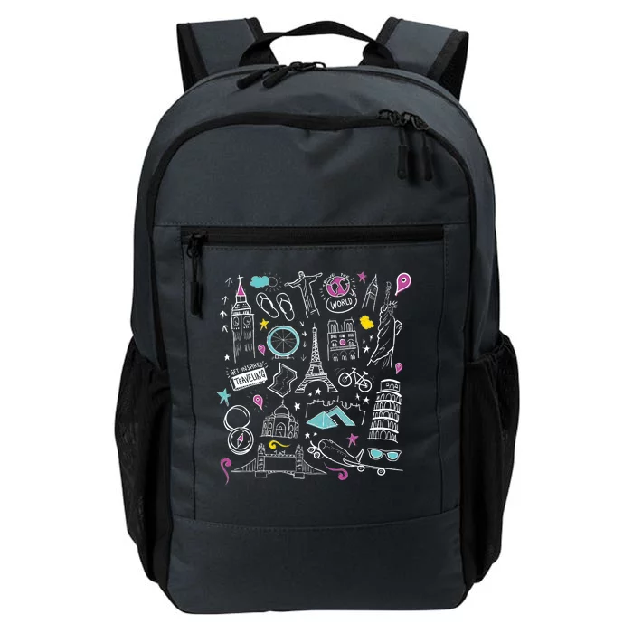 Travel The World Cute Daily Commute Backpack