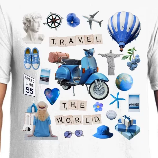 Travel The World Tourist Pajama Set