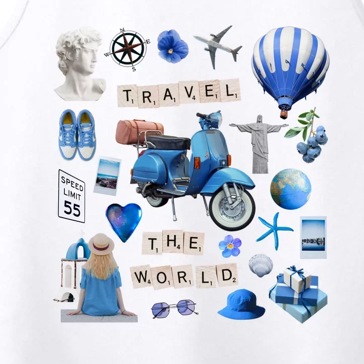 Travel The World Tourist Performance Tank