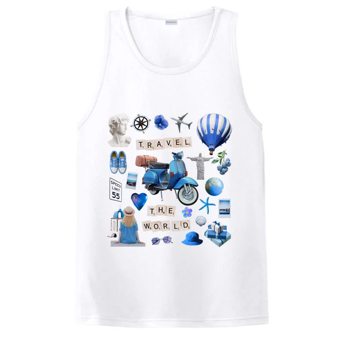 Travel The World Tourist Performance Tank