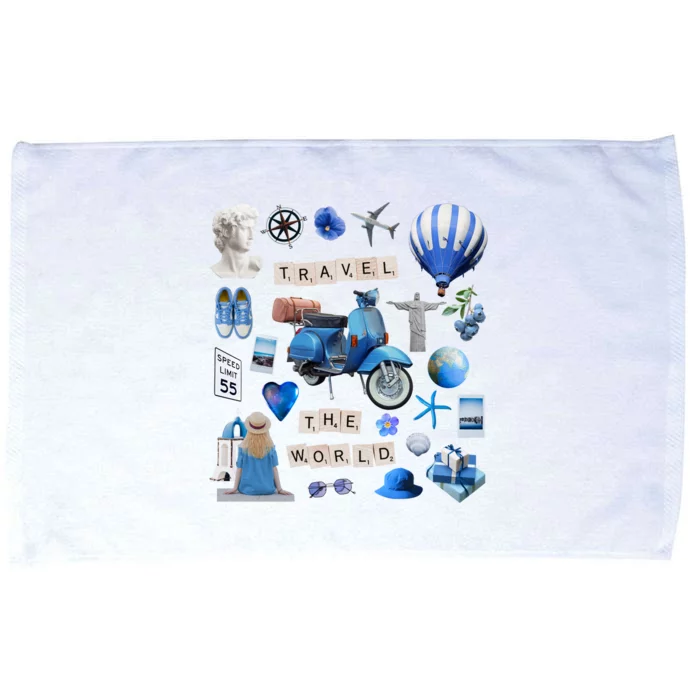 Travel The World Tourist Microfiber Hand Towel