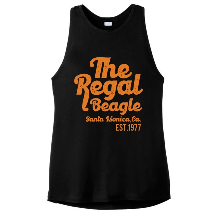 The Regal Beagle Santa Monica 70's 80's Sitcom Vintage Gift Ladies Tri-Blend Wicking Tank