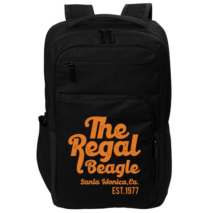 The Regal Beagle Santa Monica 70's 80's Sitcom Vintage Gift Impact Tech Backpack