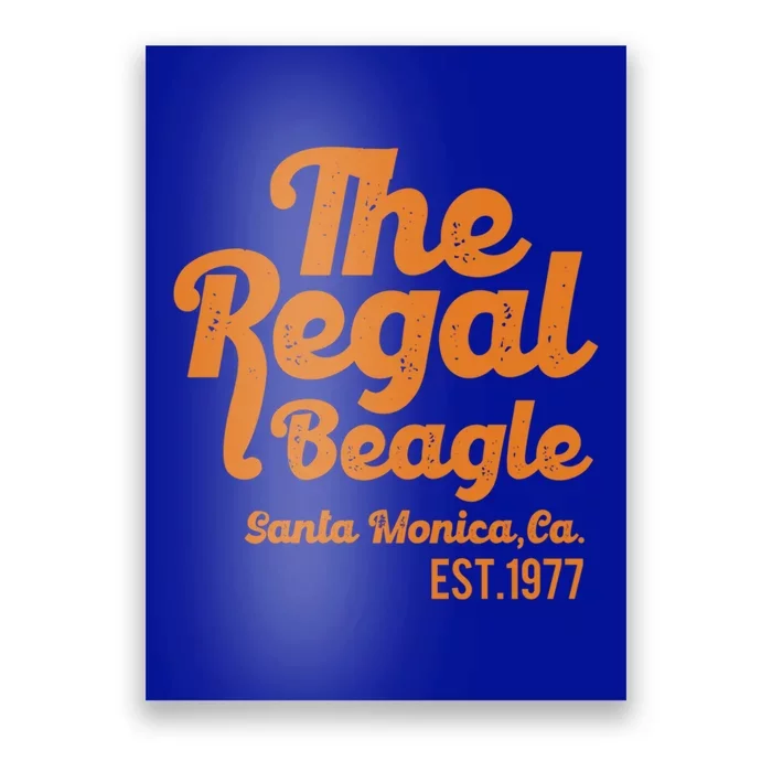 The Regal Beagle Santa Monica 70's 80's Sitcom Vintage Gift Poster