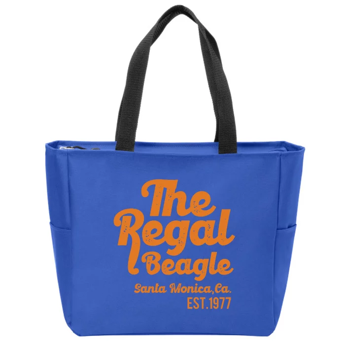 The Regal Beagle Santa Monica 70's 80's Sitcom Vintage Gift Zip Tote Bag