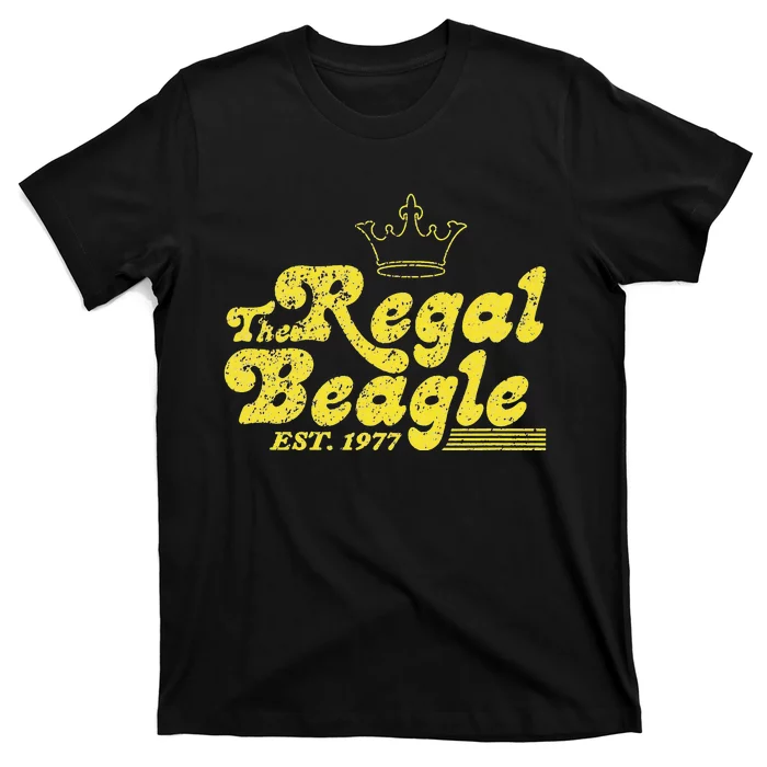 The Regal Beagle Vintage Classic 70s Lettering Design T-Shirt