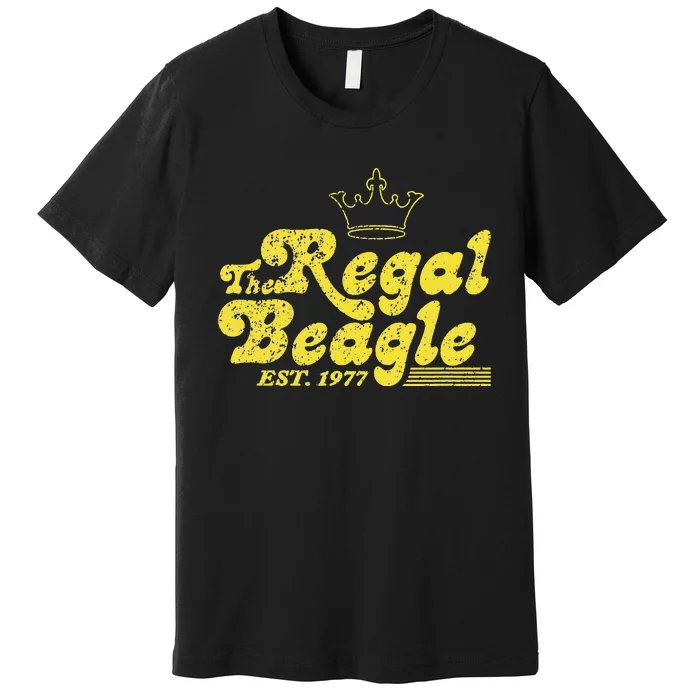 The Regal Beagle Vintage Classic 70s Lettering Design Premium T-Shirt