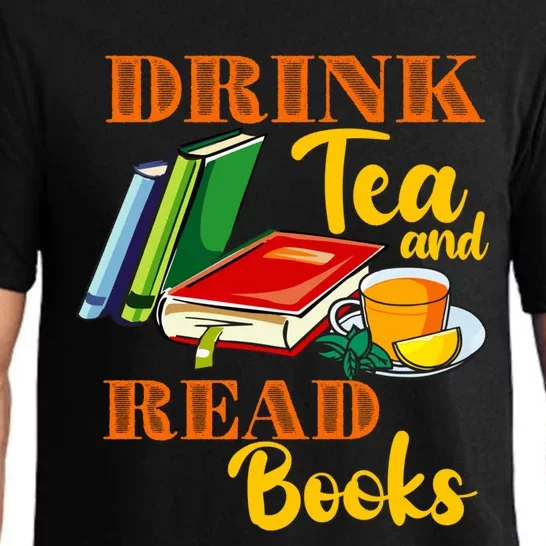 Tea Read Books Be Happy Cute Bookaholic Bookworm Gift Pajama Set